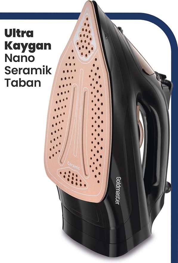 Goldmaster GM-7627 Powerjett 2200 W Buharlı Ütü - OUTLET
