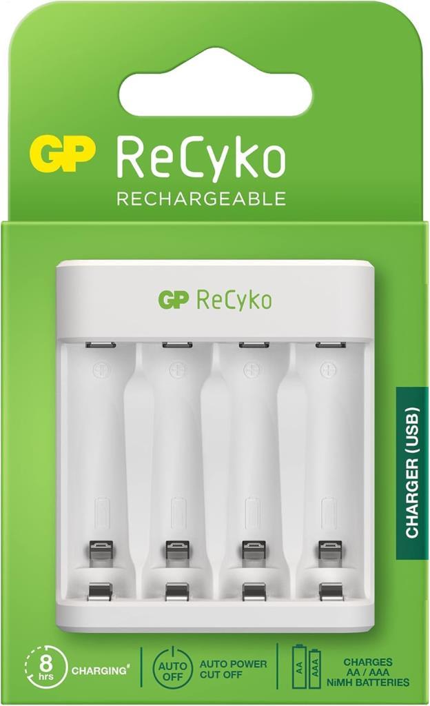 GP E411 AA 4'lü Usb Pil Şarj Aleti (Pilsiz) - Outlet