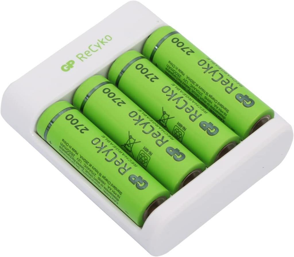 GP E411 AA 4'lü Usb Pil Şarj Aleti (Pilsiz) - Outlet