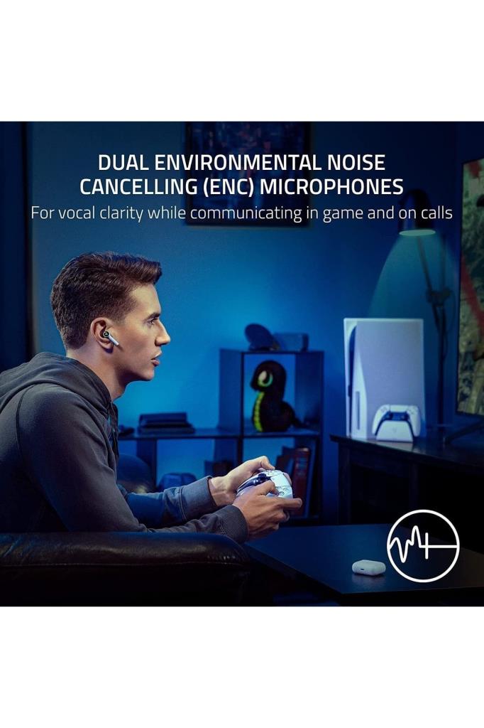 Razer Hammerhead HyperSpeed RZ12-03820300-R3G1 ANC TWS Kulak İçi Bluetooth Oyuncu Kulaklığı Teşhir