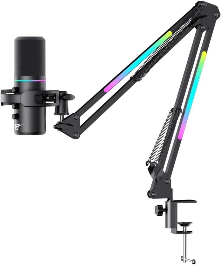 Havit Gamenote GK60 PRO RGB Profesyonel Oyuncu ve Yayıncı Mikrofonu - OUTLET