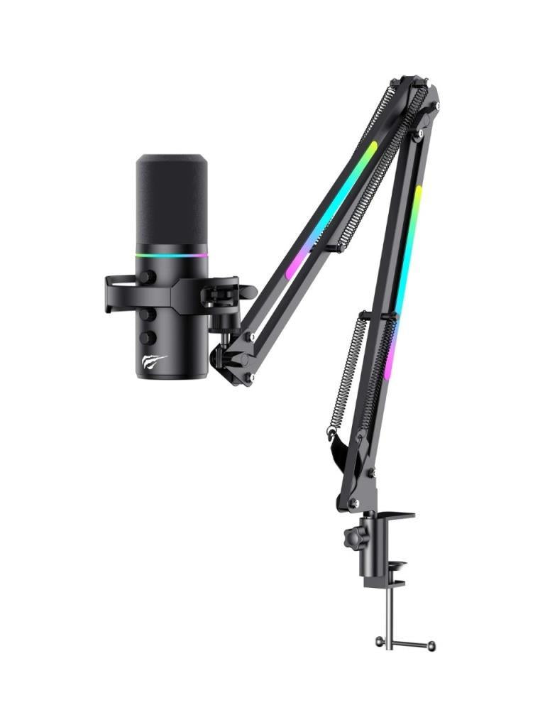 Havit Gamenote GK60 PRO RGB Profesyonel Oyuncu ve Yayıncı Mikrofonu