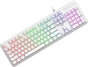 Havit Gamenote KB870L Beyaz RGB Blue Switch Mekanik Oyuncu Klavyesi Teşhir
