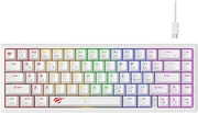 Havit Gamenote KB874L Beyaz RGB %60 TKL Red Switch Kablolu Mekanik Oyuncu Klavyesi - TEŞHİR