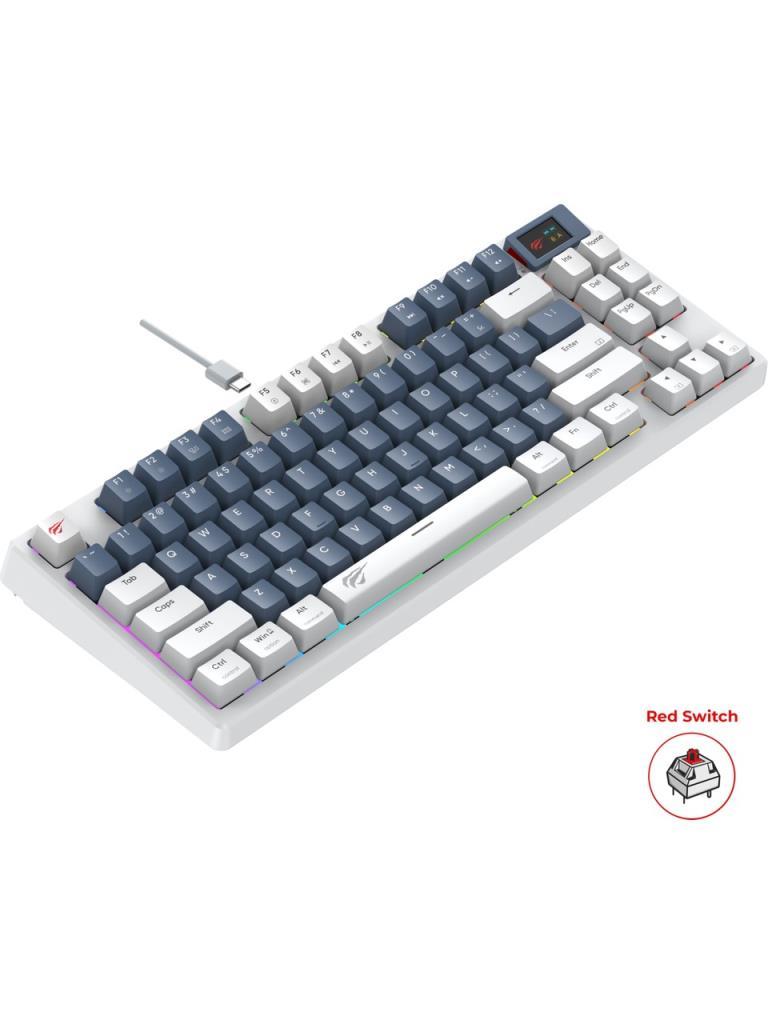 Havit Gamenote KB884L RGB TKL Red Switch Kablolu Mekanik Oyuncu Klavyesi Outlet