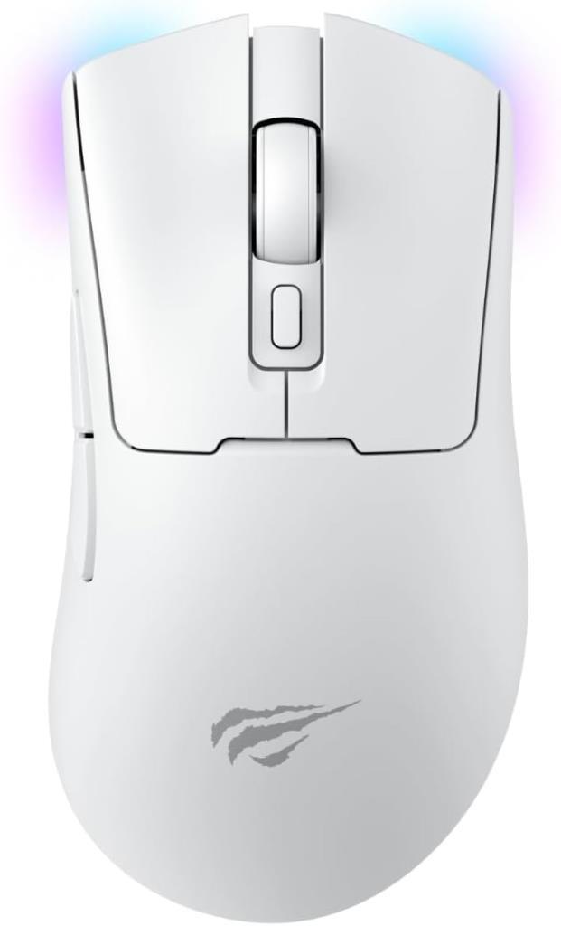 Havit Gamenote MS966SE Beyaz RGB Şarjlı Optik Kablolu/Kablosuz Oyuncu Mouse