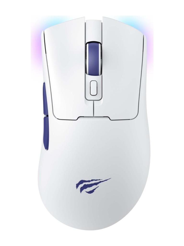Havit Gamenote MS966SE Kablosuz Gaming Mouse - Mavi/Beyaz – 3 Mod Bağlantı, 22000 DPI, RGB, BT V5.2 Outlet