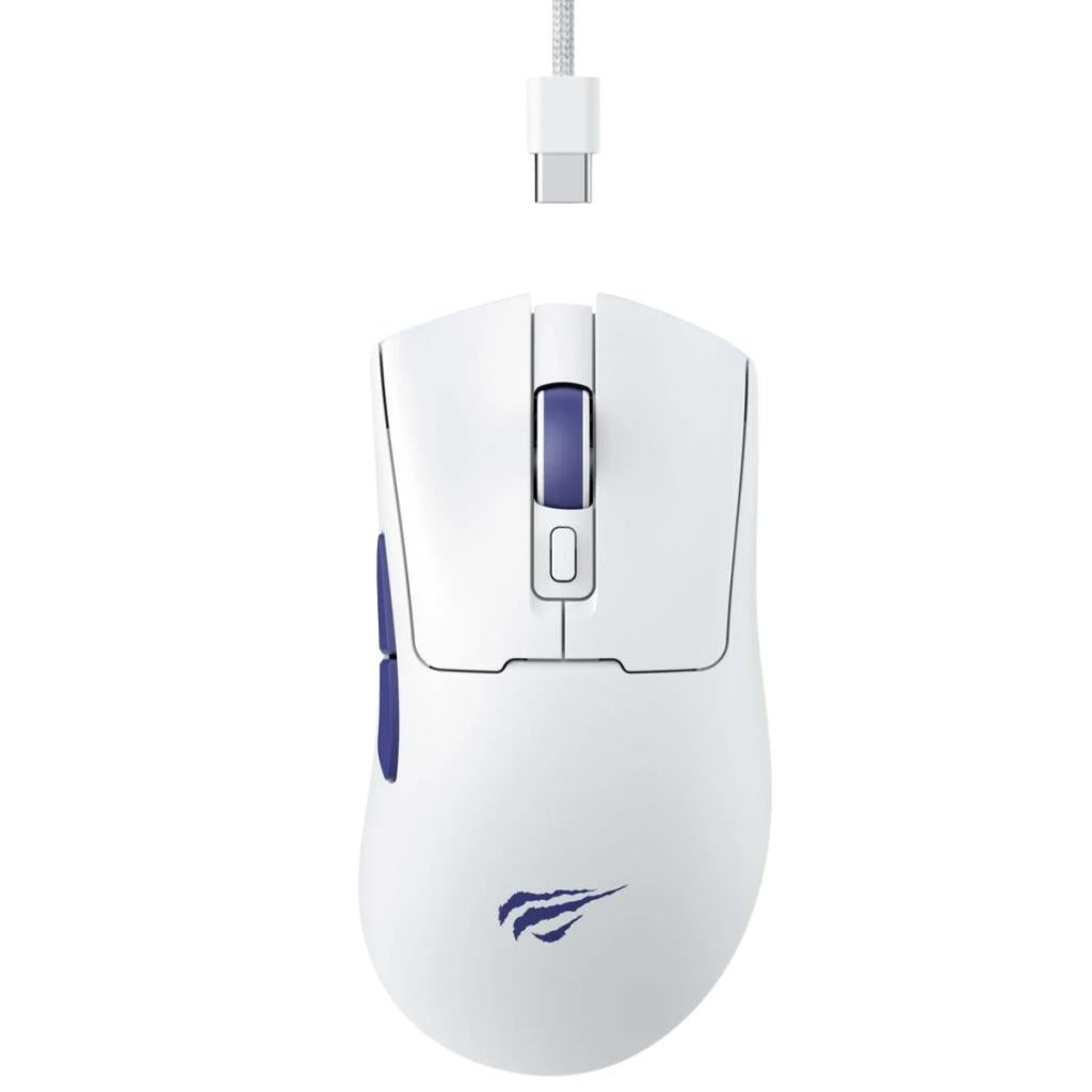 Havit Gamenote MS966WB Siyah RGB Şarjlı Optik Kablolu/Kablosuz Oyuncu Mouse - SİYAH