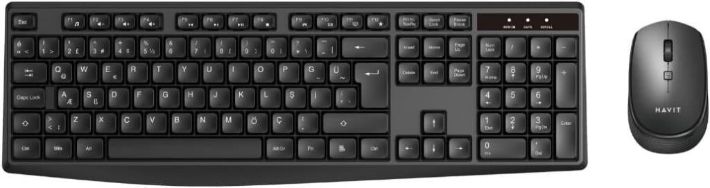 Havit KB278GCM Kablosuz Klavye Mouse Seti Outlet