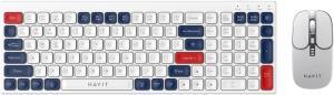 Havit KB830WB Sessiz Şarjlı Kablosuz Klavye Mouse Seti