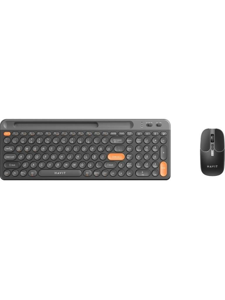 Havit KB835WB Siyah Kablosuz Klavye Mouse Seti Teşhir