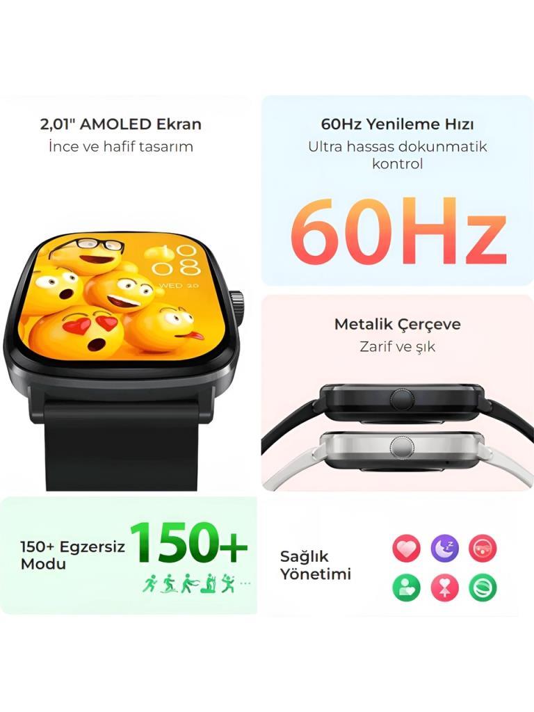 Haylou RS5 Gümüş Akıllı Saat Teşhir