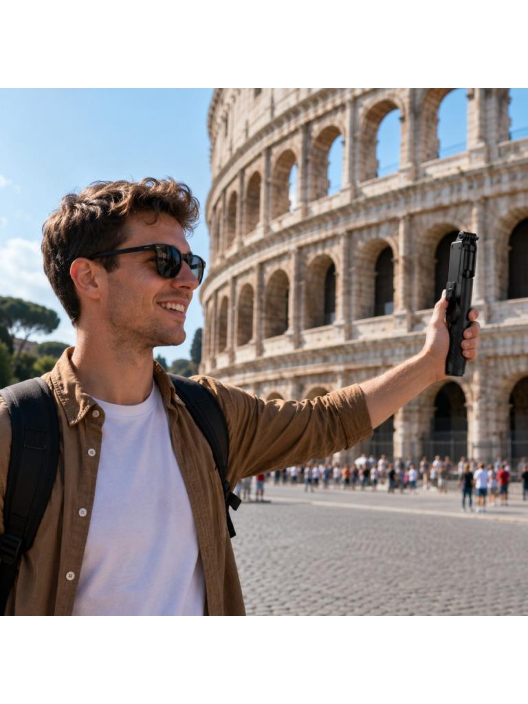 Hepu SF-11 Bluetooth Kumandalı Uzatılabilir Selfie Stick Tripod – Kablosuz Çekim Destekli Katlanabilir ve Taşınabilir Tasarım