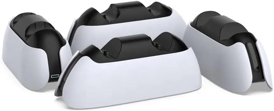 Hobimtek Ps5 Kol Şarj Edici Stand Dock LED Işıklı Göstergeli Çift Kol Şarjı TP5-05103 - Teşhir