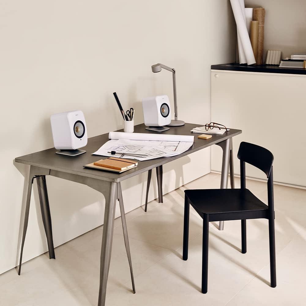 Kef P1 Lsx Hi Fi Hoparlör İçin Masaüstü Standı Gümüş - Teşhir