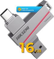 Hiksemi Dual Slim HS-USB-E307C-16G Type-C 16 GB Flash Bellek - TEŞHİR