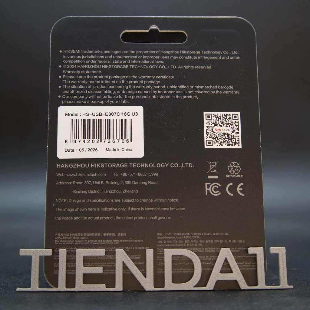Hiksemi Dual Slim HS-USB-E307C-16G Type-C 16 GB Flash Bellek - TEŞHİR
