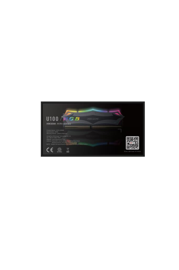Hiksemi Akira RGB 8GB 3200Mhz DDR4 HSC408U32Z4-8G PC Ram - OUTLET