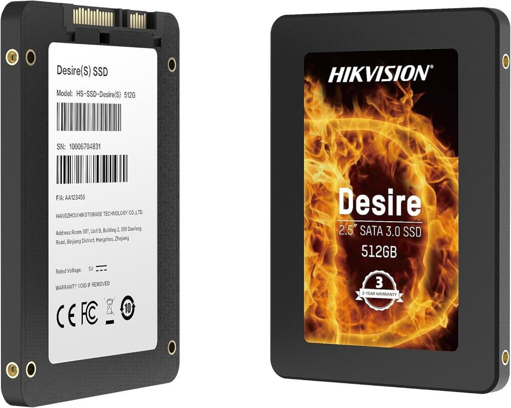 Hikvision HS-SSD-DESIRE(S)/512G SATA 3.0 2.5" 512 GB SSD - Outlet