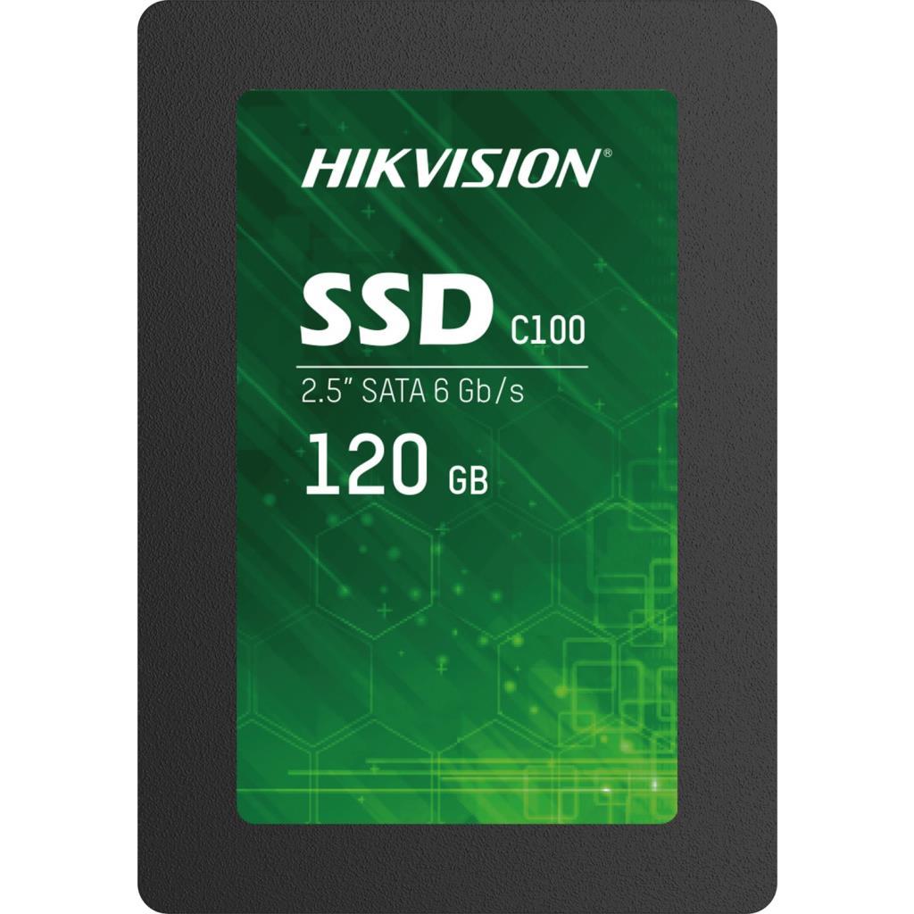 Hikvision SSD C100 2.5 inç Katı Hal Diski, 120 GB, Siyah