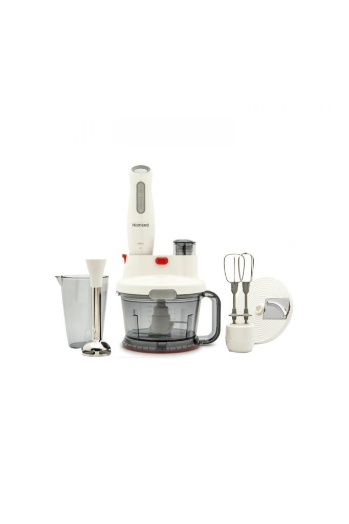 Homend Functionall 2804H 1000 W Beyaz Mutfak Robotu Teşhir