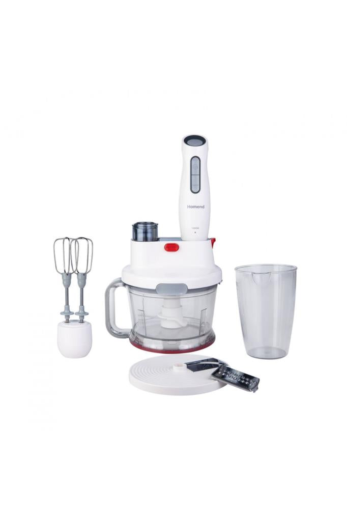 Homend Functionall 2804H 1000 W Beyaz Mutfak Robotu Teşhir