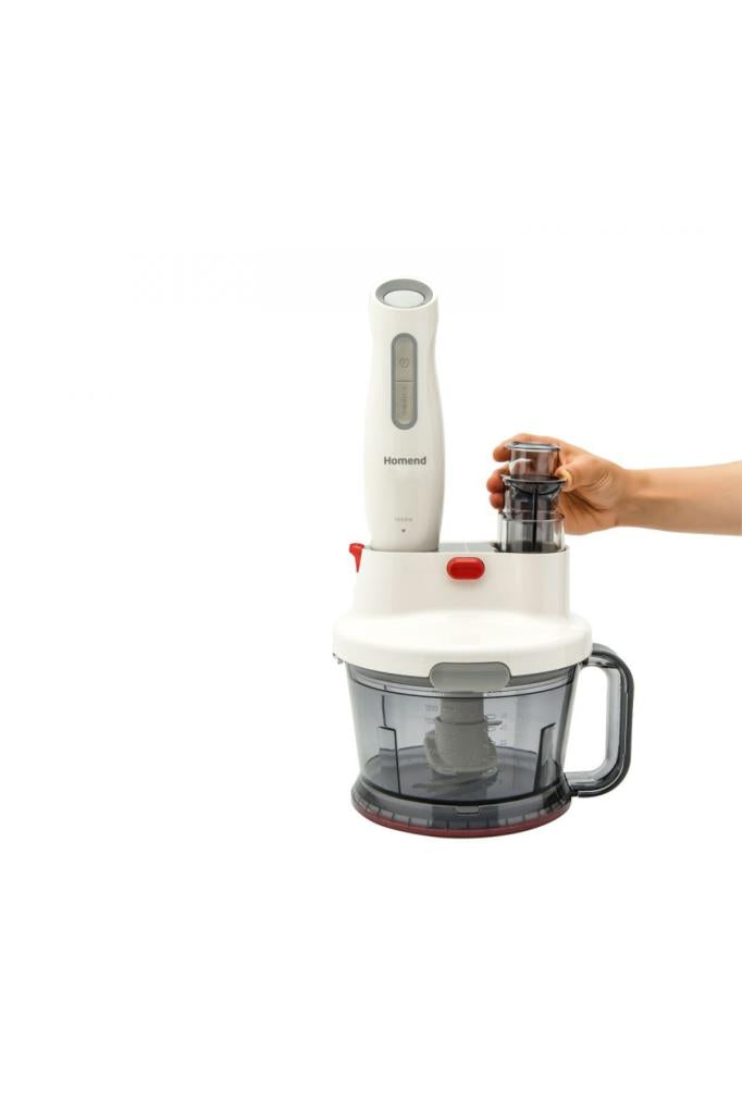Homend Functionall 2804H 1000 W Beyaz Mutfak Robotu Teşhir