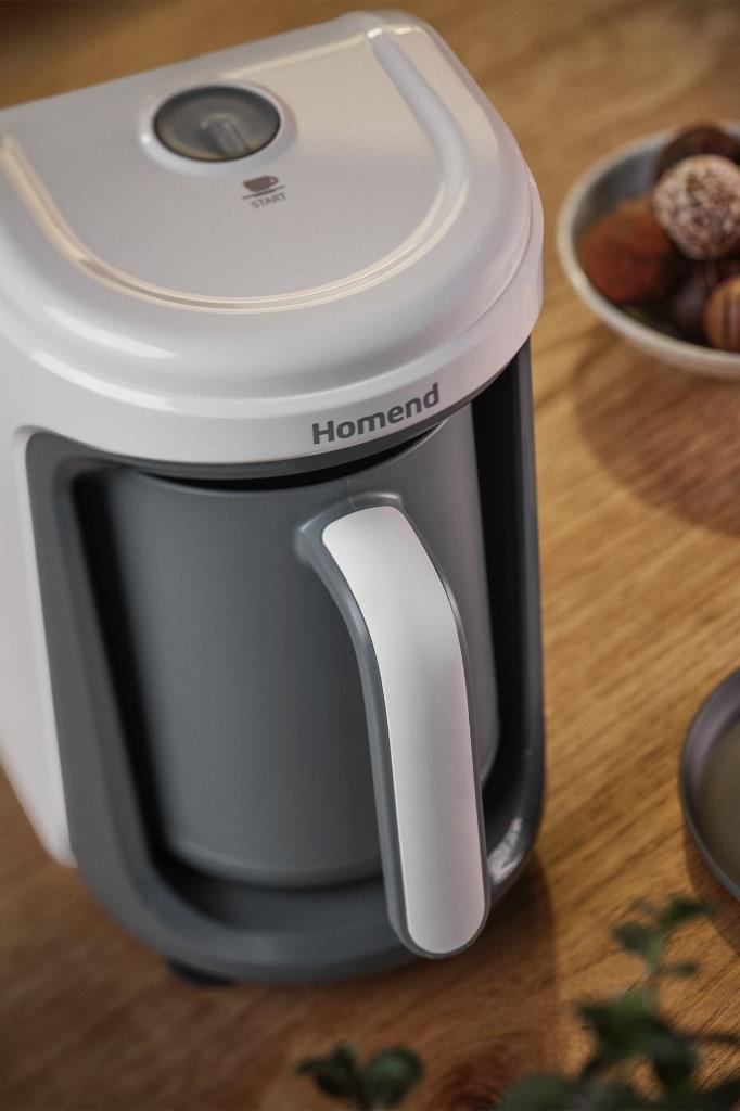 Homend Pottoman 1830H Bulut Kremi Türk Kahve Makinesi Outlet