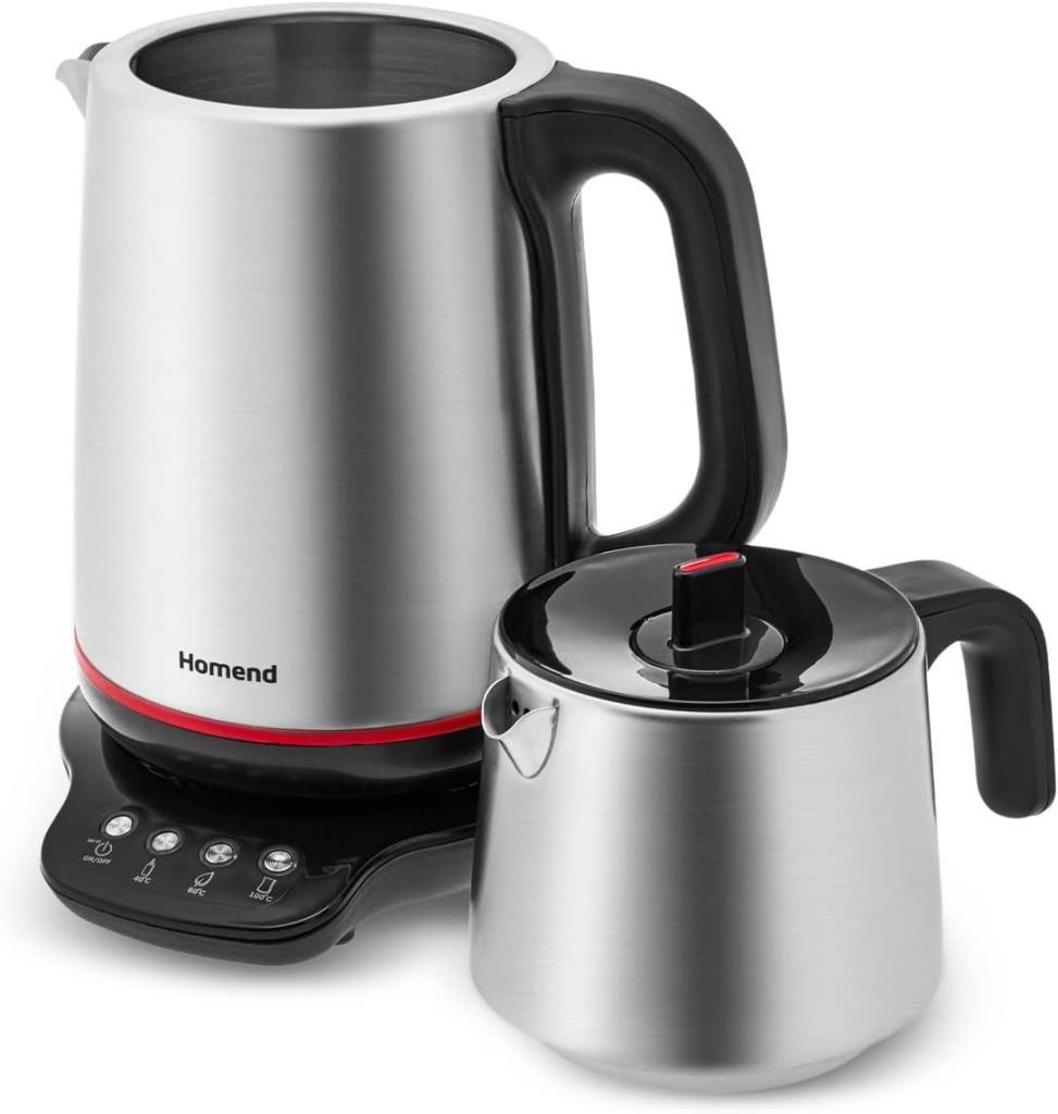 Homend Royaltea Smart 1791H Wi-Fi 1800 W Konuşan Çay Makinesi Teşhir