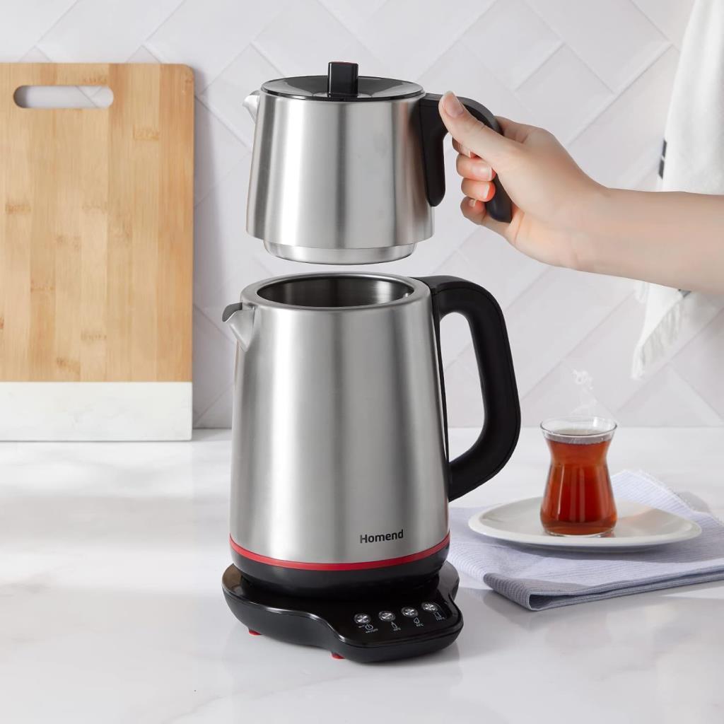 Homend Royaltea Smart 1791H Wi-Fi 1800 W Konuşan Çay Makinesi Teşhir