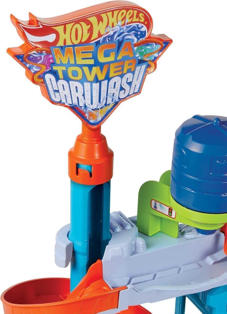 Hot Wheels Mega Araba Yıkama Kulesi HDP05 Teşhir