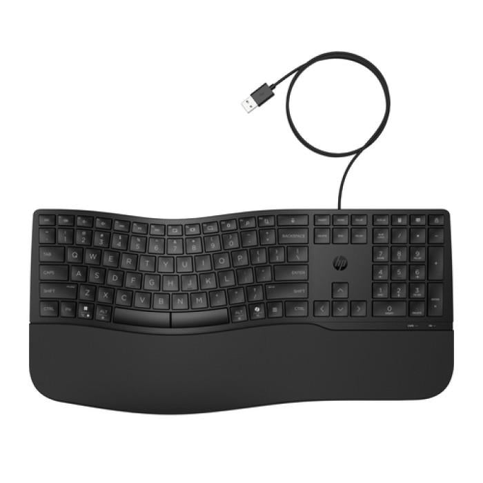 HP 480 Comfort Kablolu USB-A Klavye Siyah 8T6M1AA