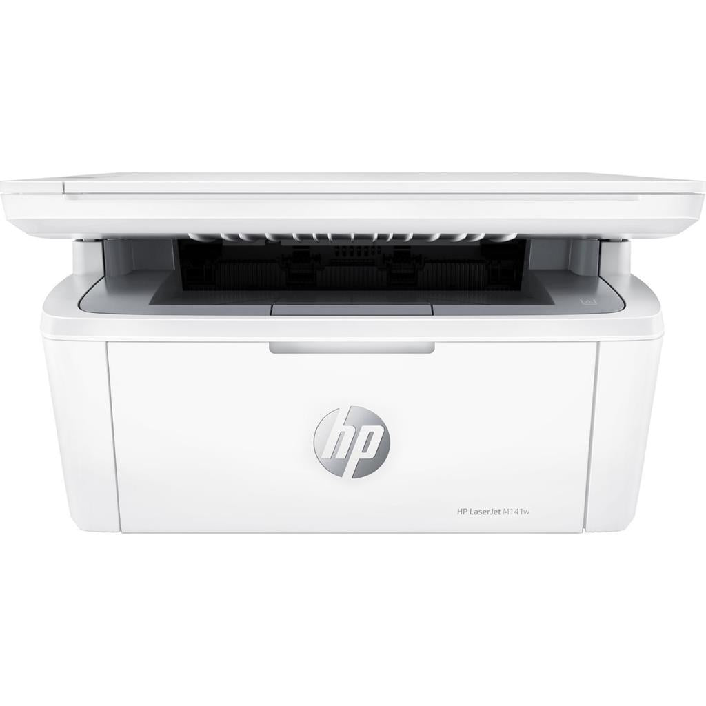 طابعة ليزر متعددة الوظائف HP LaserJet MFP M141W 7MD74A أحادية اللون، تدعم Wi-Fi، مع ناسخة وماسحة ضوئية