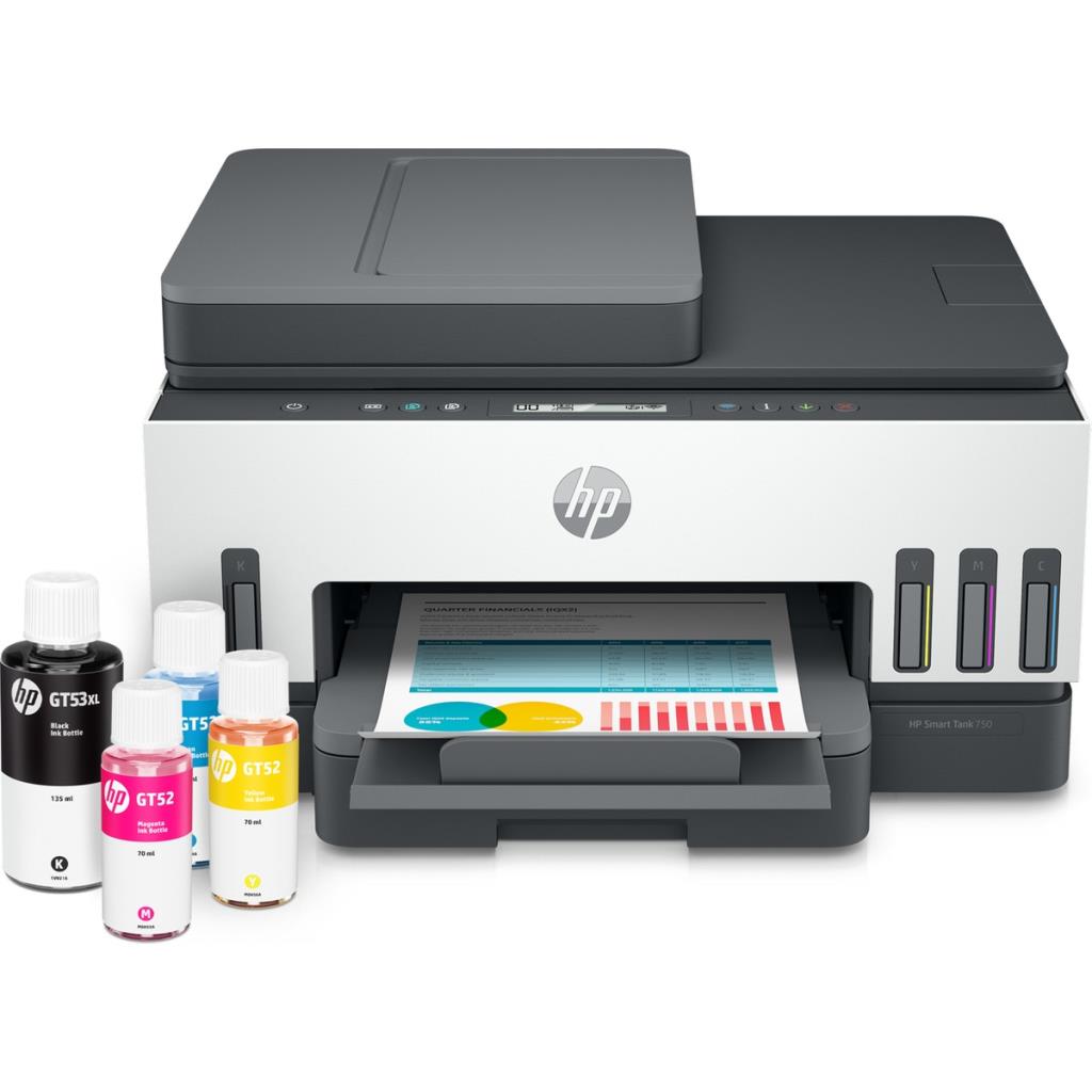 HP 750 6UU47A Çok Fonksiyonlu Tanklı Mürekkep Püskürtmeli Yazıcı - OUTLET