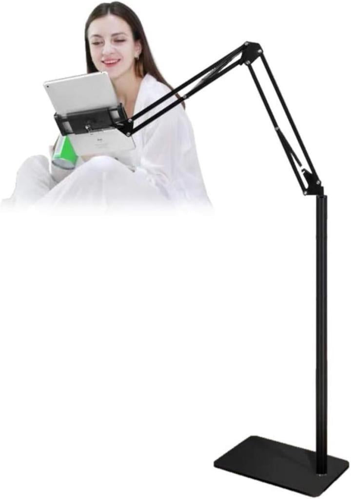 HT-47 Metal Cep Telefonu ve Tablet Standı Döner Başlıklı Dirsekli - Outlet