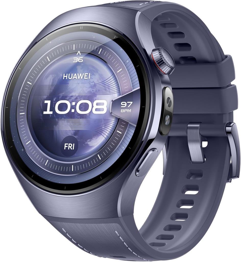 Huawei Watch 5 46mm Titanyum Kasa Metalik Mor Akıllı Saat (Huawei Türkiye Garantili)