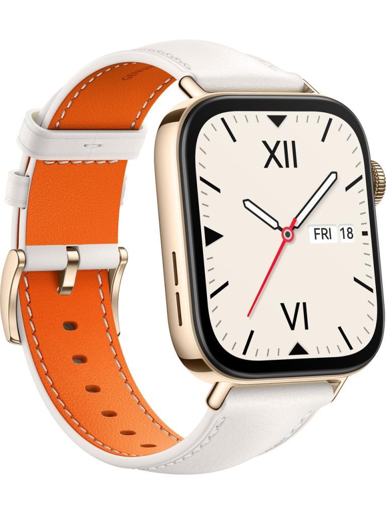 Huawei Watch Fit 3 Beyaz Deri Kayış Akıllı Saat