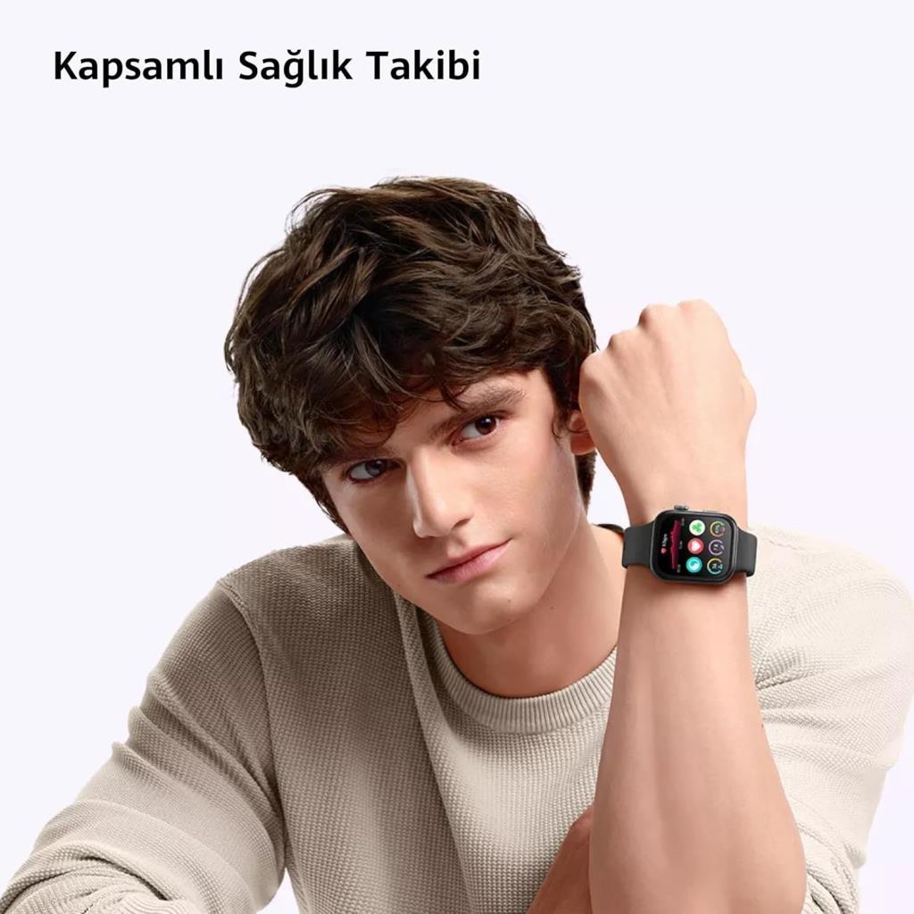 Huawei Watch Fit 3 Yeşil Kauçuk Kayış Akıllı Saat Outlet
