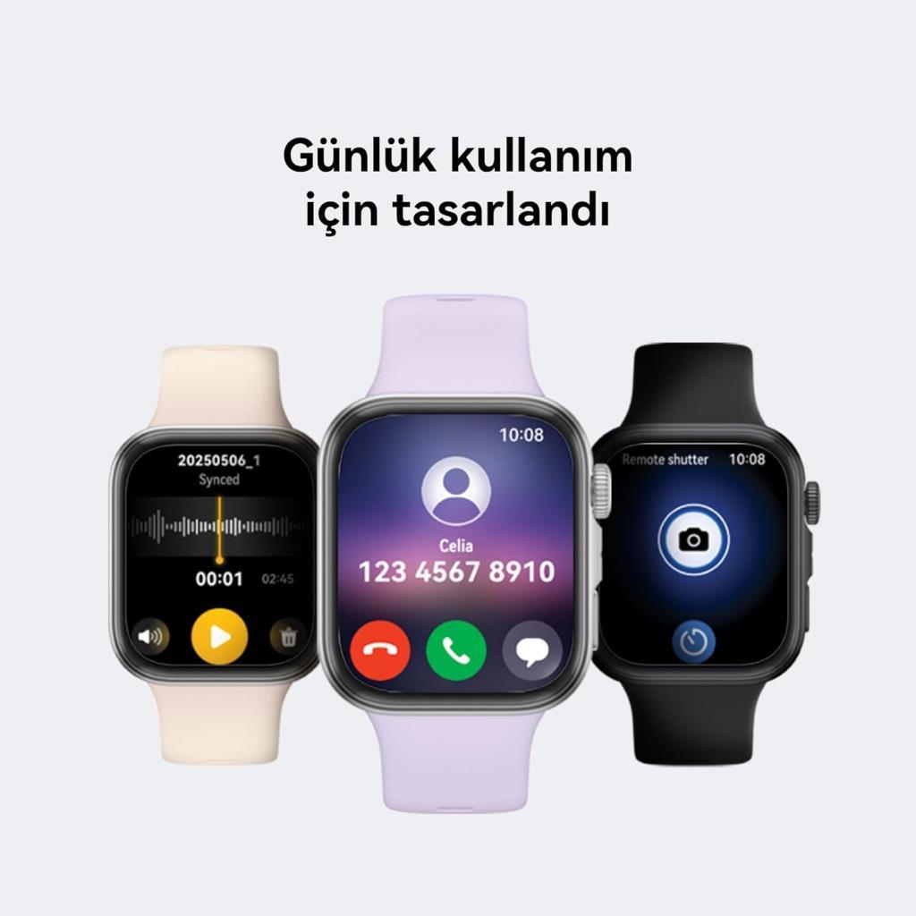 Huawei Watch Fit 4 Gri Sportif Örgü Kayış Akıllı Saat Teşhir
