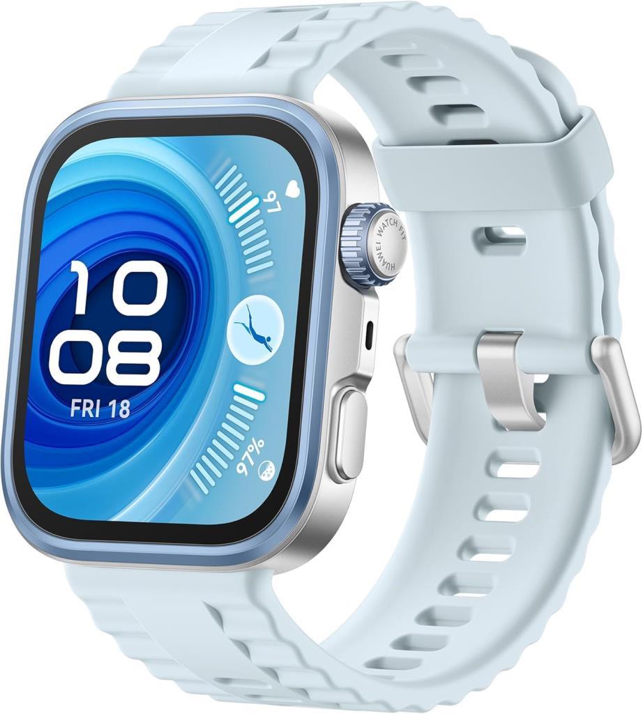Huawei Watch Fit 4 Pro Mavi Kauçuk Kayış Akıllı Saat Teşhir