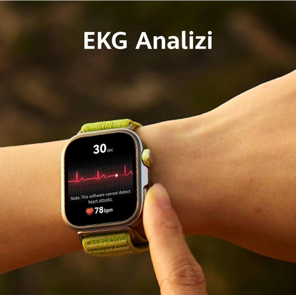 Huawei Watch Fit 4 Pro Siyah Kauçuk Kayış Akıllı Saat Outlet