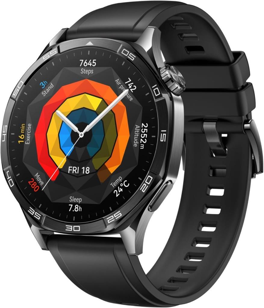 Huawei Watch GT 5 46mm Siyah Akıllı Saat (Huawei Türkiye Garantili)