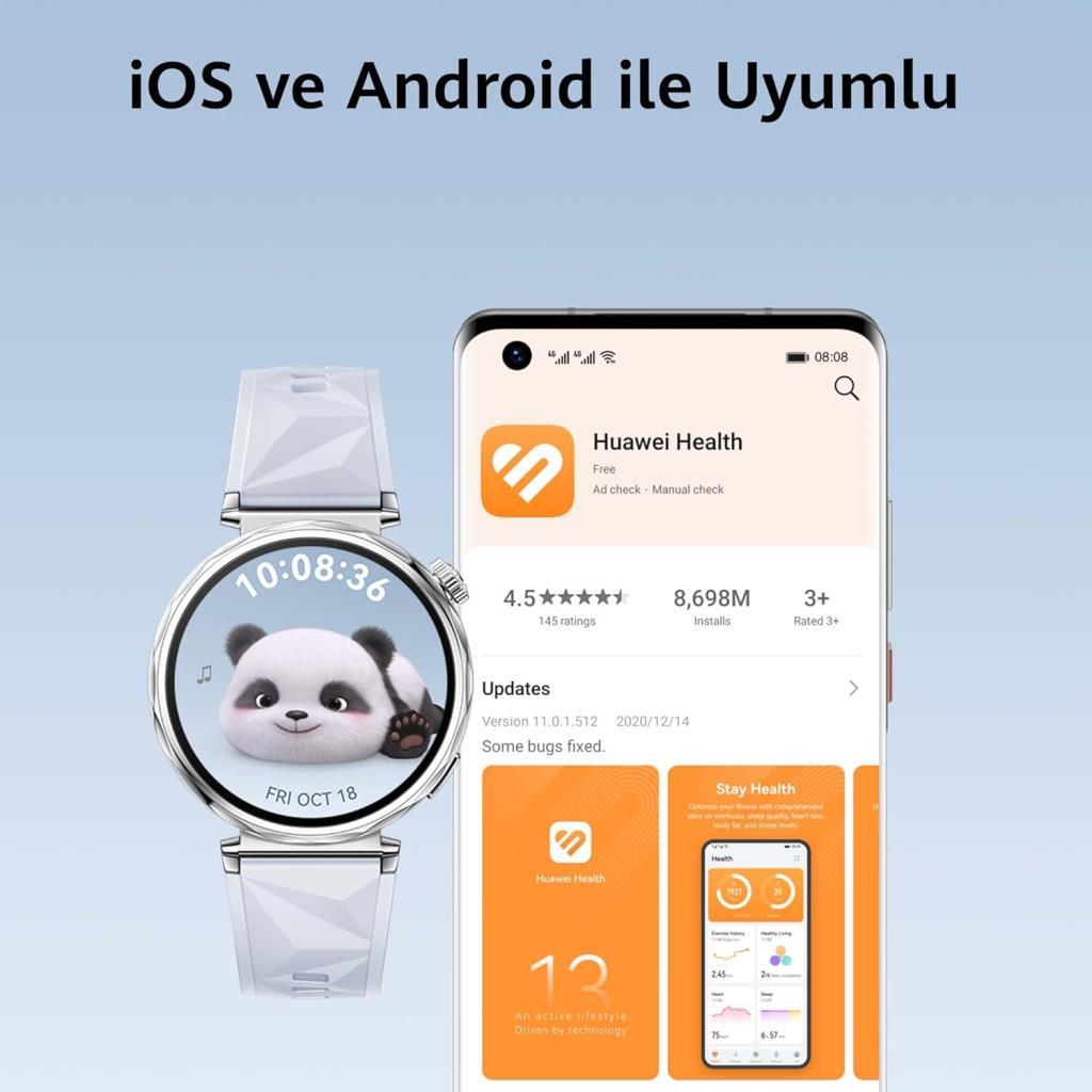 Huawei Watch GT 5 46mm Siyah Akıllı Saat (Huawei Türkiye Garantili)