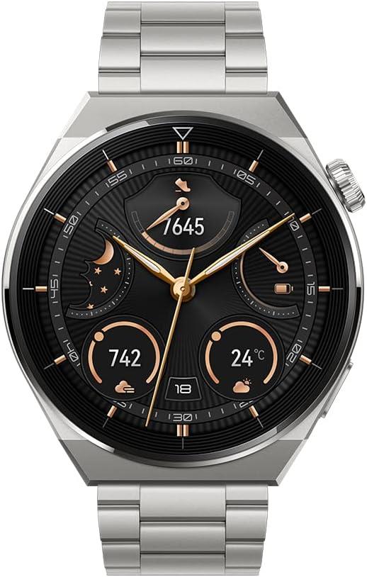 Huawei Watch GT 3 Pro 46mm Titanyum Kasa ve Titanyum Kayış Akıllı Saat Teşhir