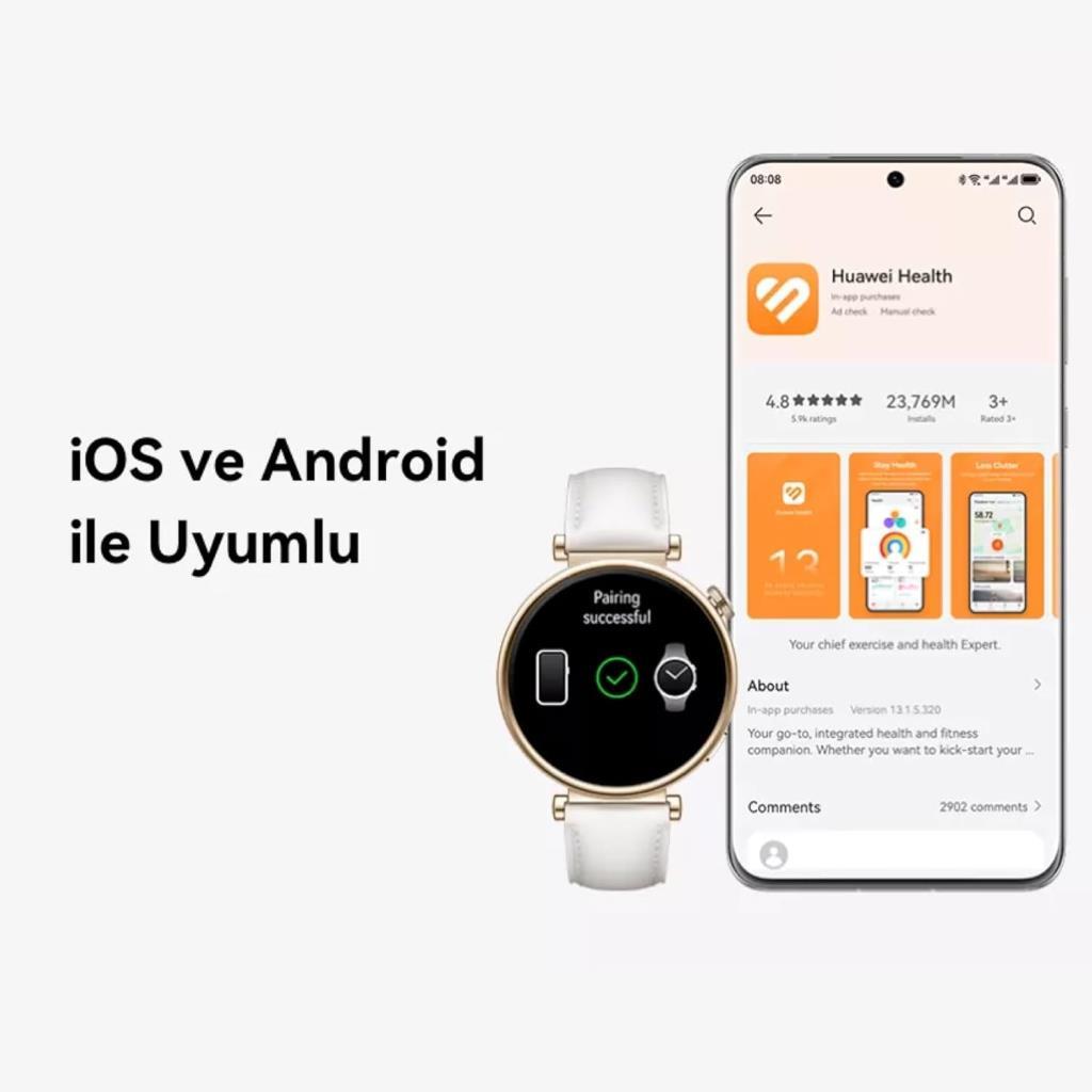 Huawei Watch GT 4 46mm Kahverengi Akıllı Saat Outlet