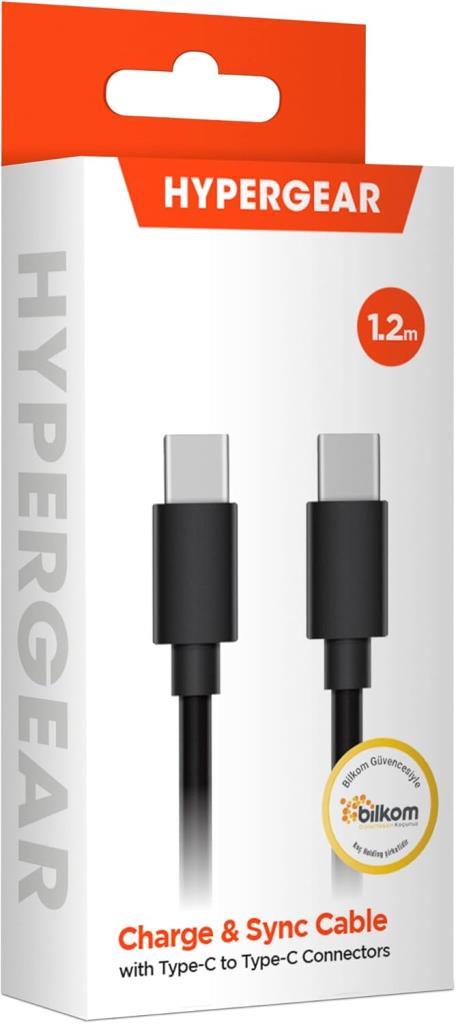 HyperGear Type-c To Type-c Şarj Kablosu 1.2 Metre Outlet