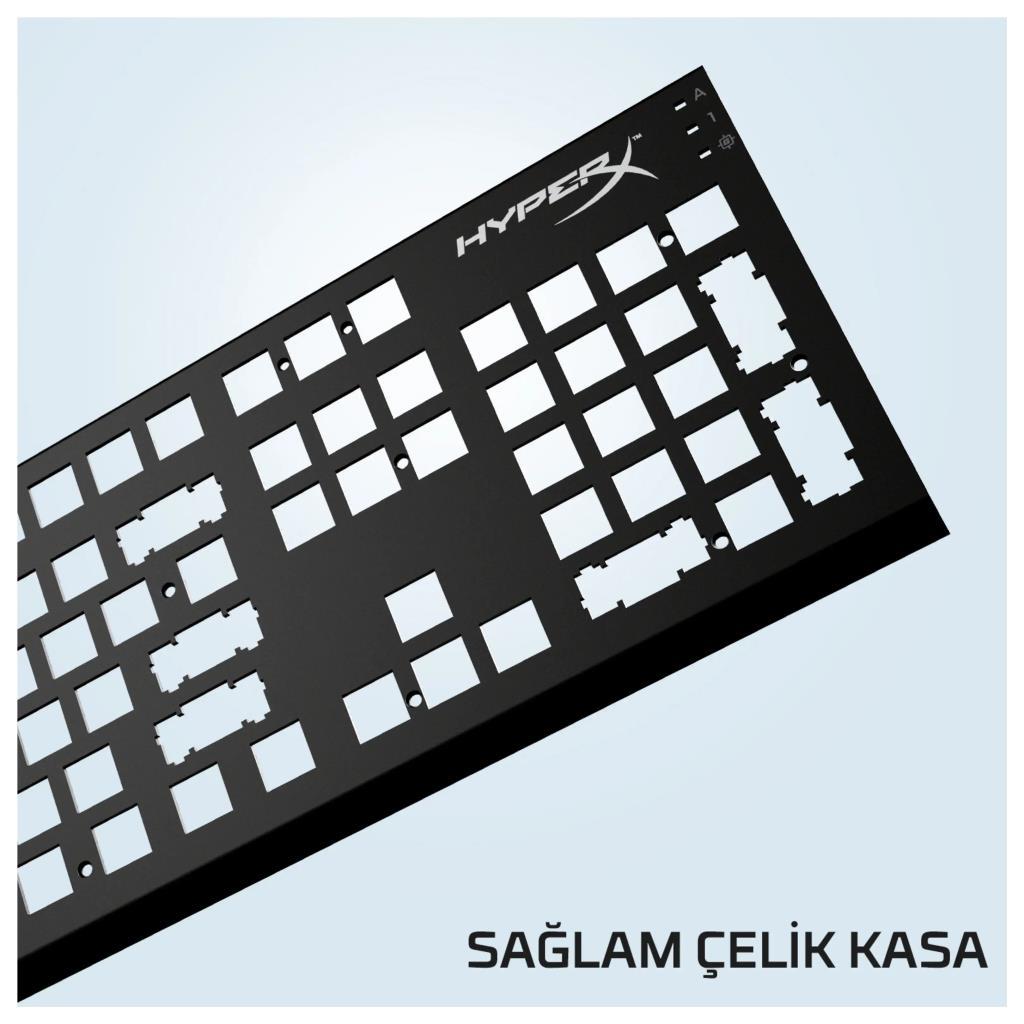 HyperX Alloy Elite 2 HKBE2X-1X-UK/G Red Switch Kablolu Mekanik Oyuncu Klavyesi - Outlet