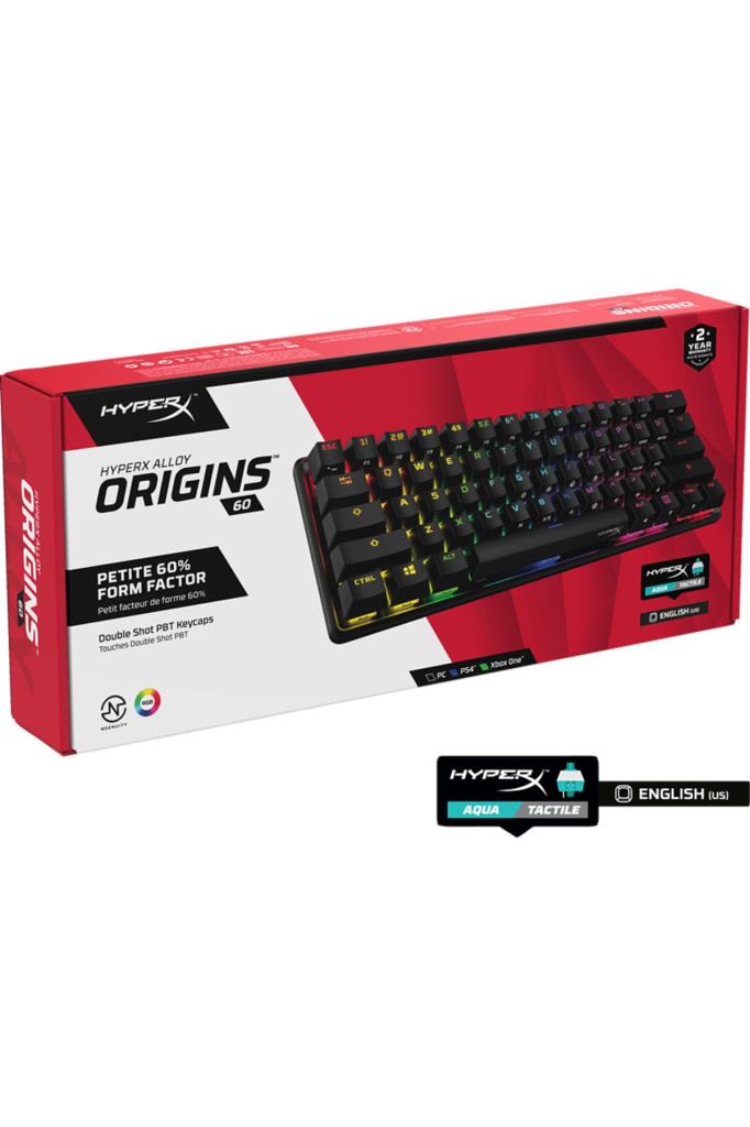 HyperX Alloy Origins RGB %60 TKL Kablolu Mekanik Oyuncu Klavyesi Teşhir