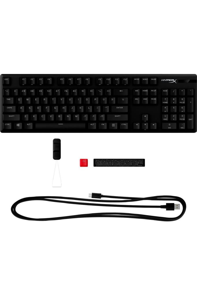 HyperX Alloy Origins RGB Red Switch لوحة مفاتيح الألعاب الميكانيكية السلكية (عرض)