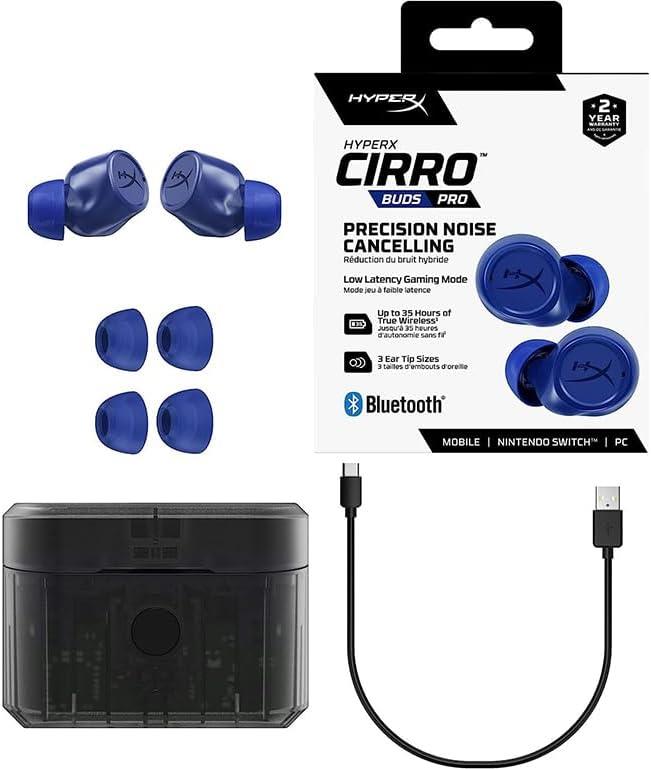 HyperX Cirro Buds Pro TWS ANC Mavi Kulak İçi Bluetooth Kulaklık